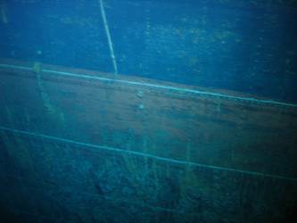 Ship's side in vicinity of well deck